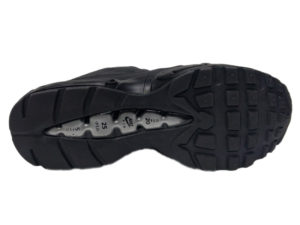 Зимние Nike Air Max 95 Low черные - фото подошвы