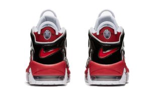 Nike Air More Uptempo красные с черным и белым 36-45