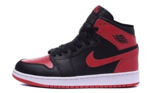 Nike Air Jordan 1 Retro (Black/Red) Черно-красные 41-44