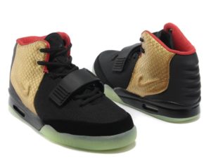 Nike Yeezy Kanye West черно-золотые (40-45)